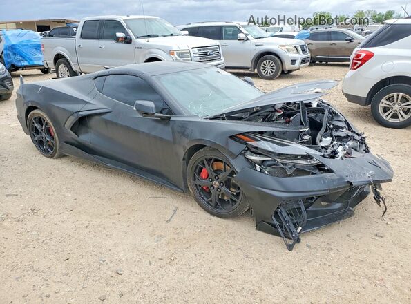 1G1YC2D49N5109062 2022 CHEVROLET CORVETTE Черный Передняя правая четверть