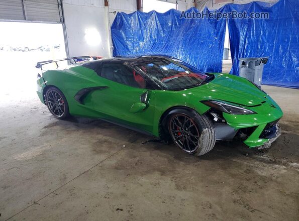 1G1YC3D46T5106381 2026 CHEVROLET CORVETTE Зеленый Передняя правая четверть
