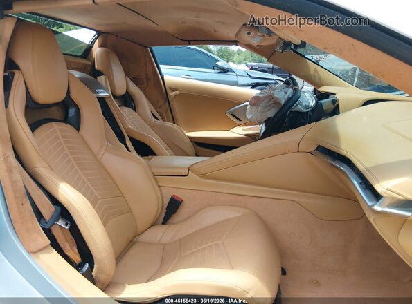 1G1YC3D49M5124102 2021 CHEVROLET CORVETTE Silver Widok wnętrza z przodu