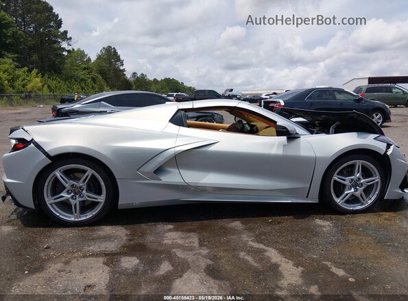 1G1YC3D49M5124102 2021 CHEVROLET CORVETTE Silver Widok wnętrza z tyłu