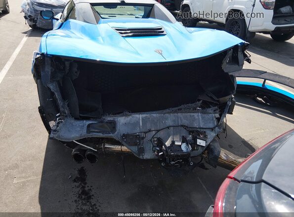 1G1YC3D49P5120717 2023 CHEVROLET CORVETTE Blue Вид спереду