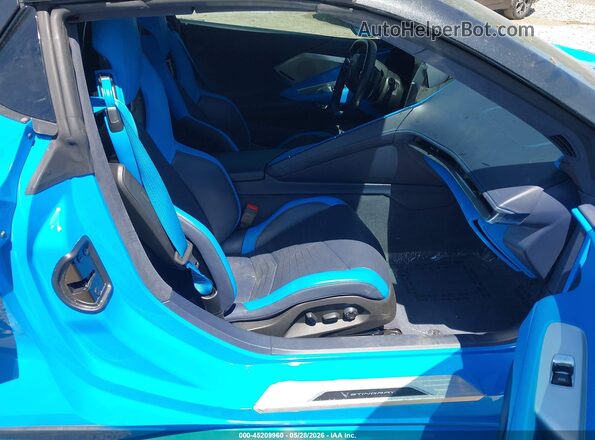 1G1YC3D4XM5122598 2021 CHEVROLET CORVETTE Синий Вид салона спереди