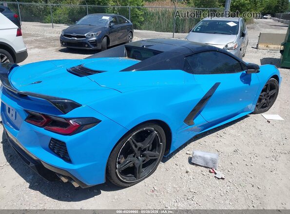1G1YC3D4XM5122598 2021 CHEVROLET CORVETTE Синий Задняя правая четверть
