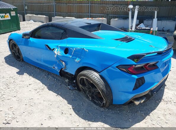 1G1YC3D4XM5122598 2021 CHEVROLET CORVETTE Синий Задняя левая четверть