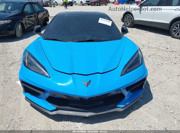 1G1YC3D4XM5122598 2021 CHEVROLET CORVETTE Синий Вид панели приборов