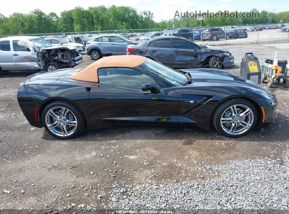 1G1YF3D71H5122495 2017 CHEVROLET CORVETTE Black Rear interior view