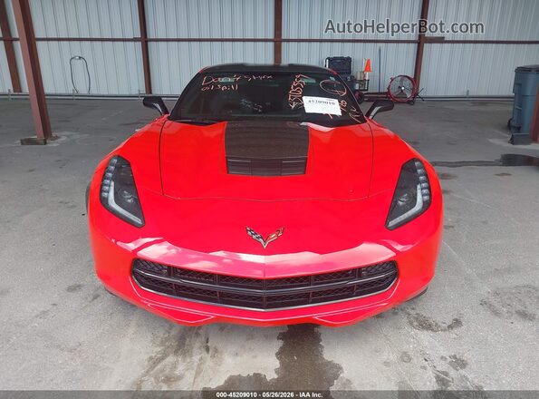 1G1YM2D78G5102467 2016 CHEVROLET CORVETTE Red Widok wnętrza z tyłu