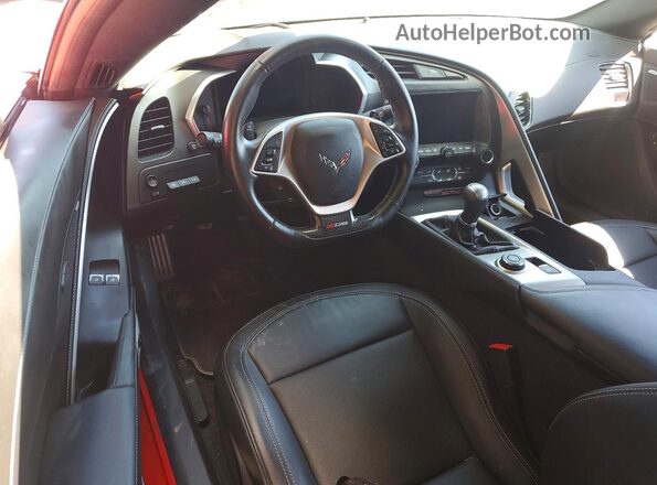 1G1YN2D60G5611604 2016 CHEVROLET CORVETTE Красный Вид панели приборов