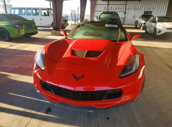 1G1YN2D60G5611604 2016 CHEVROLET CORVETTE Красный Вид спереди