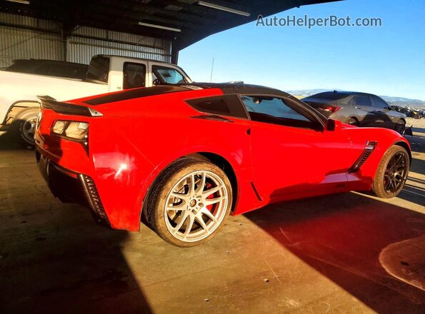 1G1YN2D60G5611604 2016 CHEVROLET CORVETTE Красный Задняя правая четверть