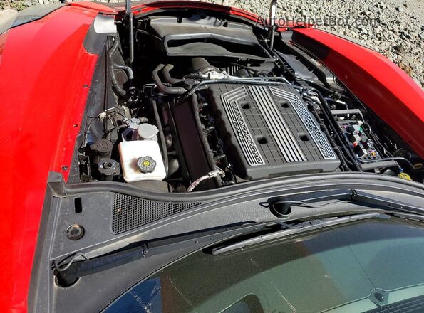 1G1YN2D60G5611604 2016 CHEVROLET CORVETTE Красный Вид задней части салона