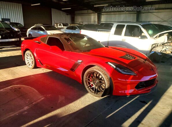 1G1YN2D60G5611604 2016 CHEVROLET CORVETTE Красный Передняя правая четверть