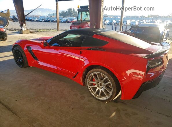 1G1YN2D60G5611604 2016 CHEVROLET CORVETTE Красный Задняя левая четверть