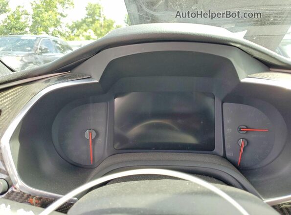 1G1YP2D65G5611530 2016 CHEVROLET CORVETTE Black Vista del cuadro de instrumentos