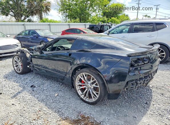 1G1YP2D65G5611530 2016 CHEVROLET CORVETTE Black Trasero izquierdo