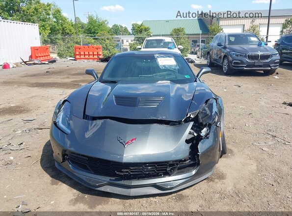 1G1YP2D65K5601573 2019 CHEVROLET CORVETTE Gray ხელსაწყოთა პანელის ხედი