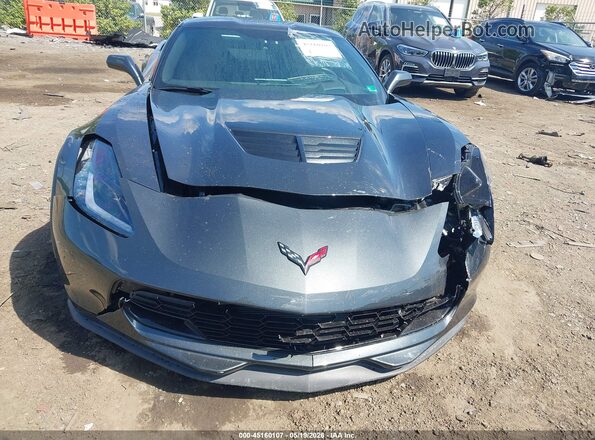 1G1YP2D65K5601573 2019 CHEVROLET CORVETTE Gray წინა ხედი