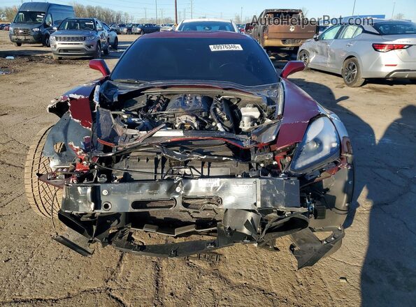 1G1YW2D74H5115891 2017 CHEVROLET CORVETTE Burgundy Вид спереду
