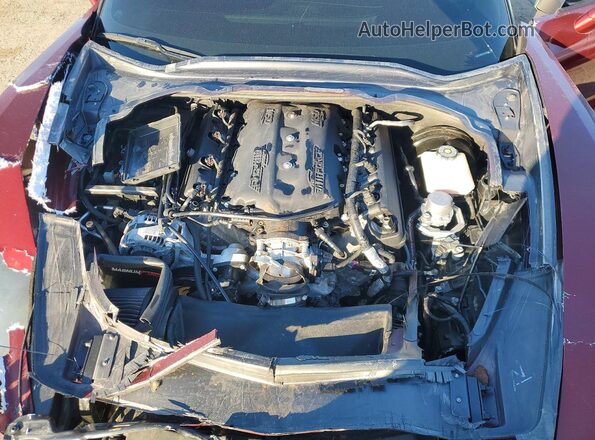 1G1YW2D74H5115891 2017 CHEVROLET CORVETTE Burgundy Вид задньої частини салону