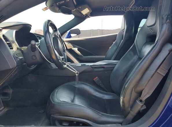 1G1YY2D70H5117924 2017 CHEVROLET CORVETTE Blue Vista interior delantera