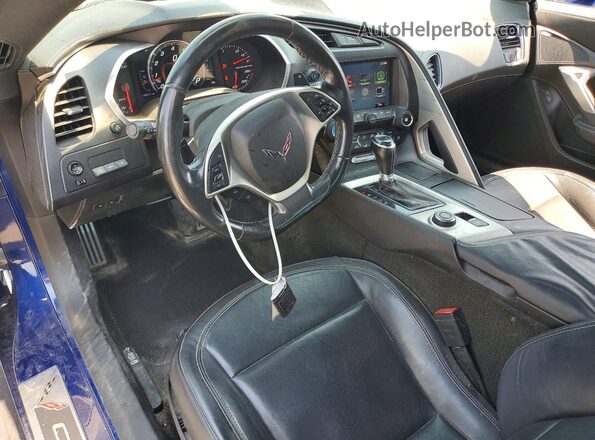 1G1YY2D70H5117924 2017 CHEVROLET CORVETTE Blue Vista del salpicadero