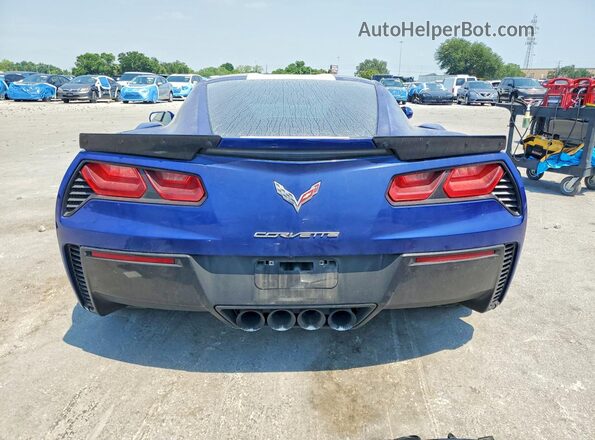 1G1YY2D70H5117924 2017 CHEVROLET CORVETTE Blue Vista trasera