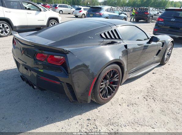 1G1YY2D79H5101706 2017 CHEVROLET CORVETTE Black Trasero derecho