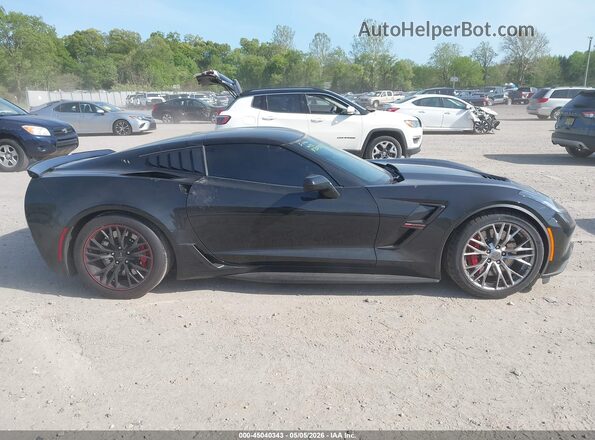 1G1YY2D79H5101706 2017 CHEVROLET CORVETTE Black Vista interior trasera