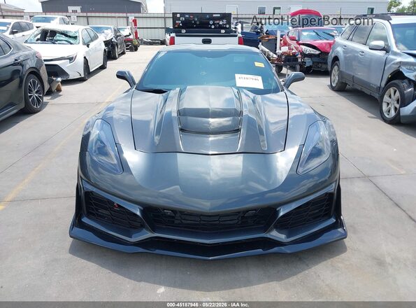 1G1YY2D73H5114984 2017 CHEVROLET CORVETTE Черный Вид задней части салона