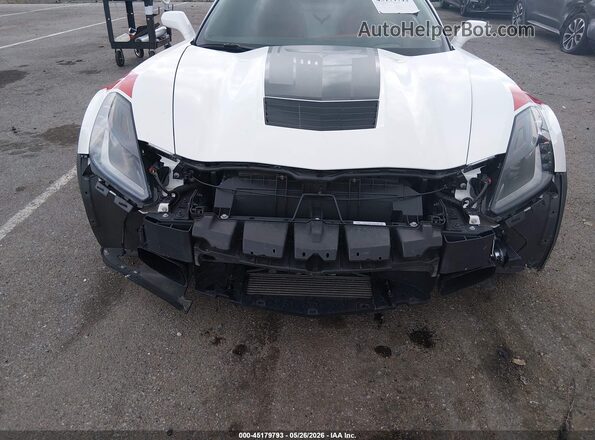 1G1YY3D76J5100119 2018 CHEVROLET CORVETTE White Вид спереду