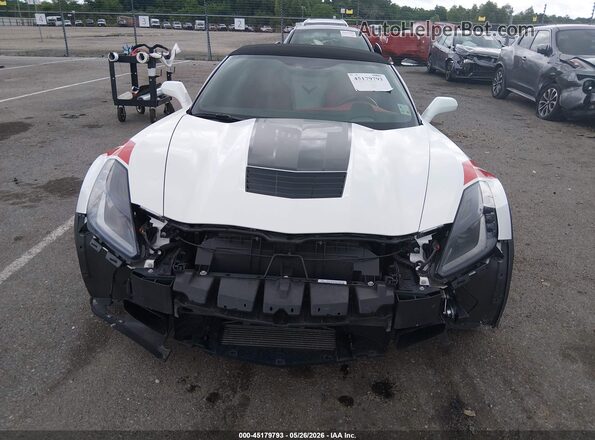 1G1YY3D76J5100119 2018 CHEVROLET CORVETTE White Вид щитка приладів