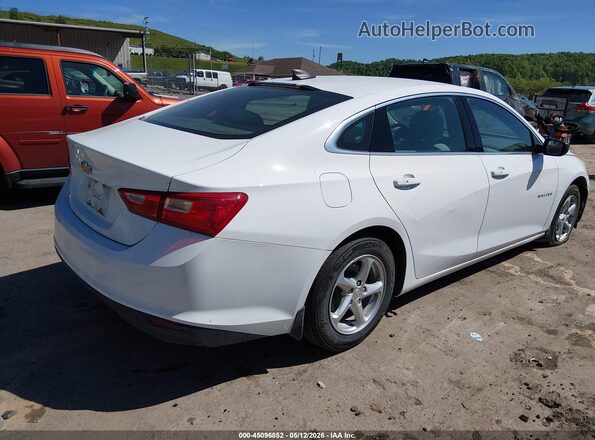 1G1ZB5ST0JF101911 2018 CHEVROLET MALIBU White Հետևի աջ