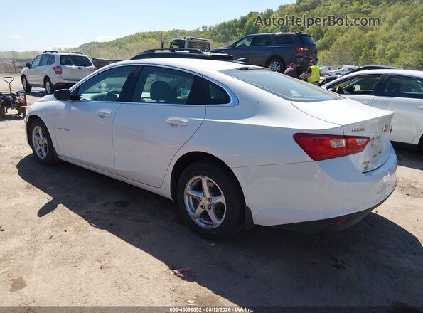 1G1ZB5ST0JF101911 2018 CHEVROLET MALIBU White Հետևի ձախ