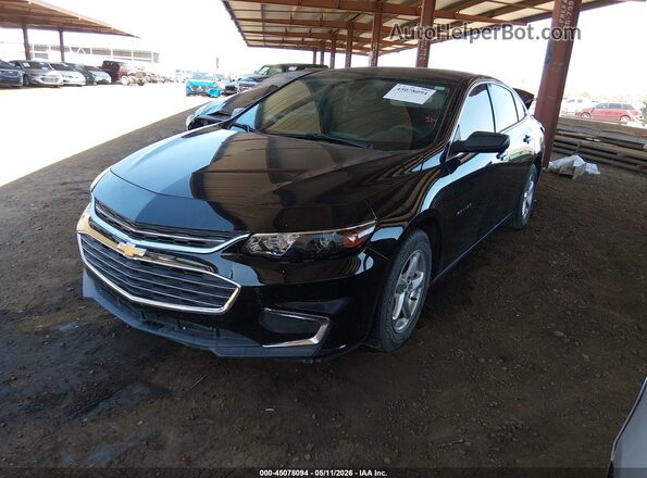 1G1ZB5ST0JF259939 2018 CHEVROLET MALIBU Black Передня ліва чверть