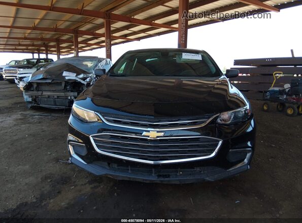 1G1ZB5ST0JF259939 2018 CHEVROLET MALIBU Black Вид щитка приладів