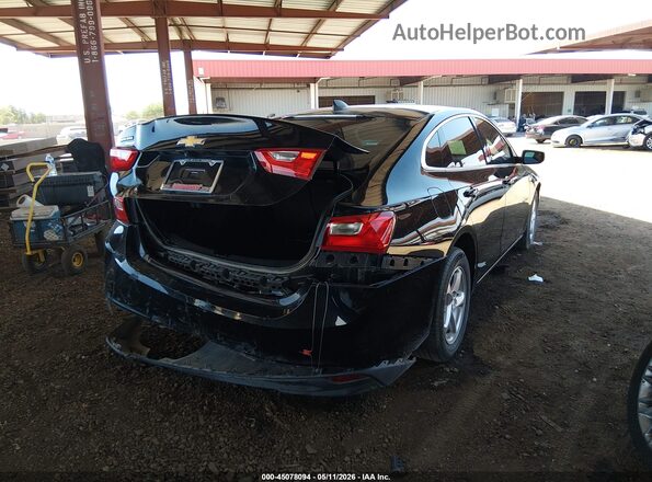 1G1ZB5ST0JF259939 2018 CHEVROLET MALIBU Black Задня права чверть