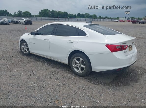 1G1ZB5ST0JF269595 2018 CHEVROLET MALIBU White 