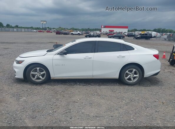 1G1ZB5ST0JF269595 2018 CHEVROLET MALIBU White 