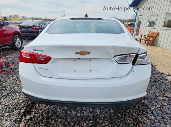 1G1ZB5ST0LF022239 2020 CHEVROLET MALIBU White Вид ззаду