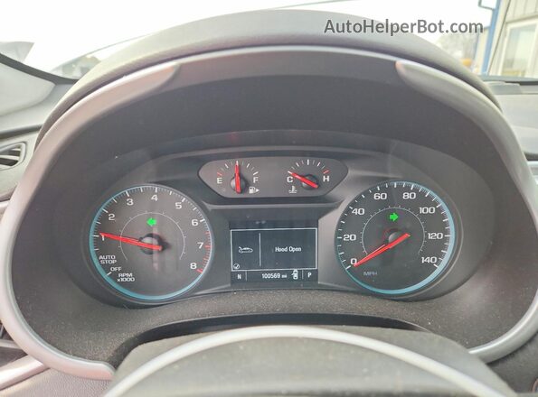 1G1ZB5ST0LF022239 2020 CHEVROLET MALIBU White Вид щитка приладів