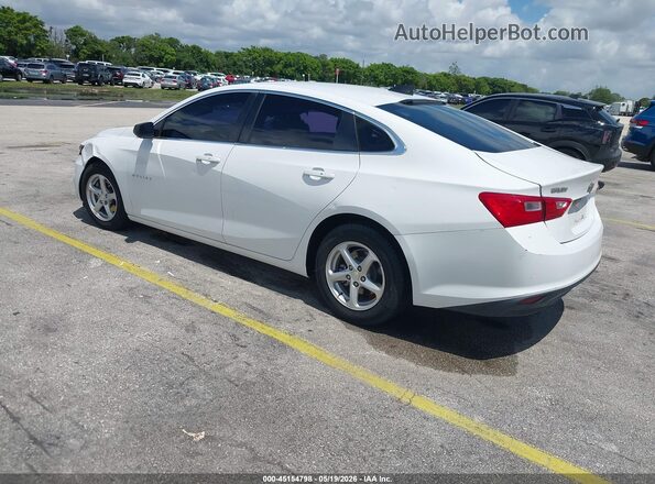 1G1ZB5ST1JF288303 2018 CHEVROLET MALIBU White 