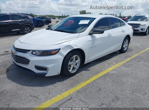 1G1ZB5ST1JF288303 2018 CHEVROLET MALIBU White 