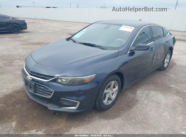 1G1ZB5ST2GF186985 2016 CHEVROLET MALIBU Dark Blue წინა მარცხენა ხედი სამი მეოთხედიდან
