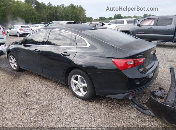 1G1ZB5ST2HF156094 2017 CHEVROLET MALIBU Black უკანა მარცხენა