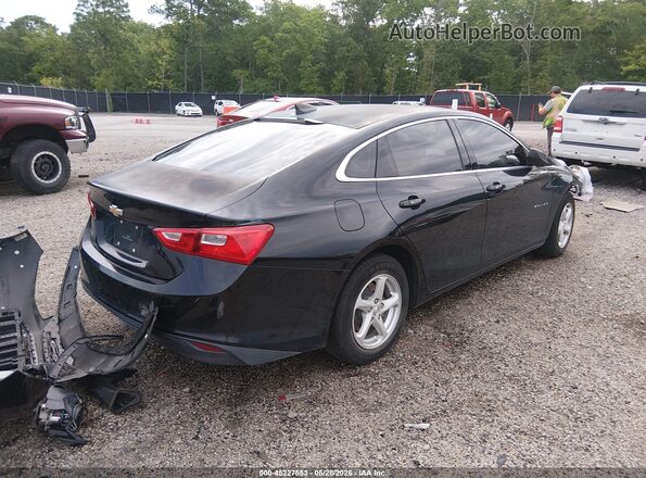 1G1ZB5ST2HF156094 2017 CHEVROLET MALIBU Black უკანა მარჯვენა