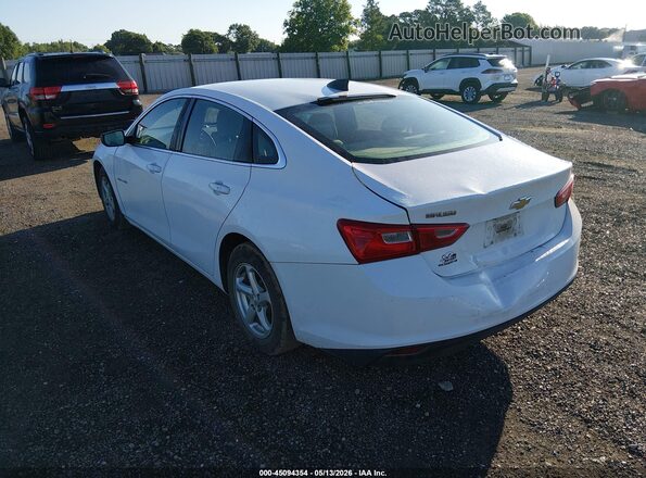 1G1ZB5ST2HF272671 2017 CHEVROLET MALIBU Белый Задняя левая четверть
