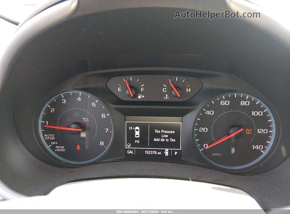 1G1ZB5ST2HF272671 2017 CHEVROLET MALIBU Белый Вид задних сидений