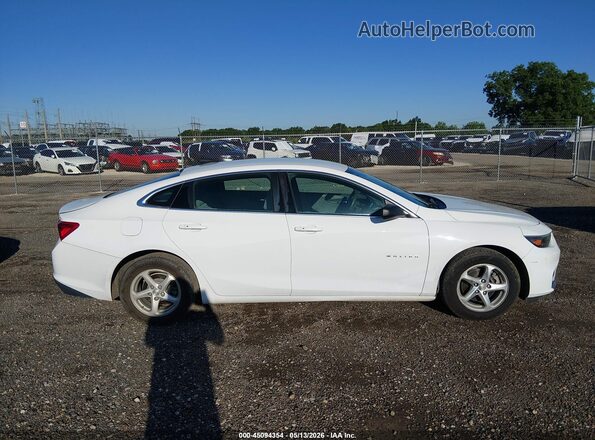 1G1ZB5ST2HF272671 2017 CHEVROLET MALIBU Белый Вид задней части салона