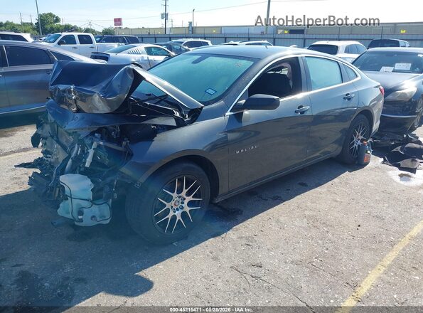 1G1ZB5ST2JF221676 2018 CHEVROLET MALIBU Gray Vista tres cuartos delantera izquierda