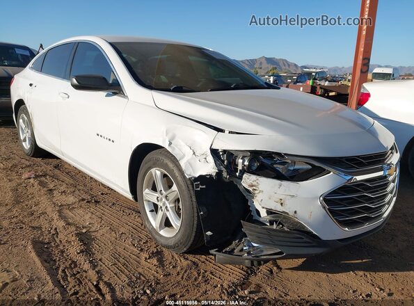 1G1ZB5ST2KF222909 2019 CHEVROLET MALIBU White Widok z przodu